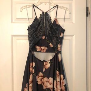 Cut Out Back Dress